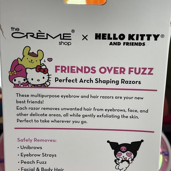 The Creme Shop Sanrio Hello Kitty Friends Razors Over Fuzz Perfect Arch Shaping - Picture 7 of 9